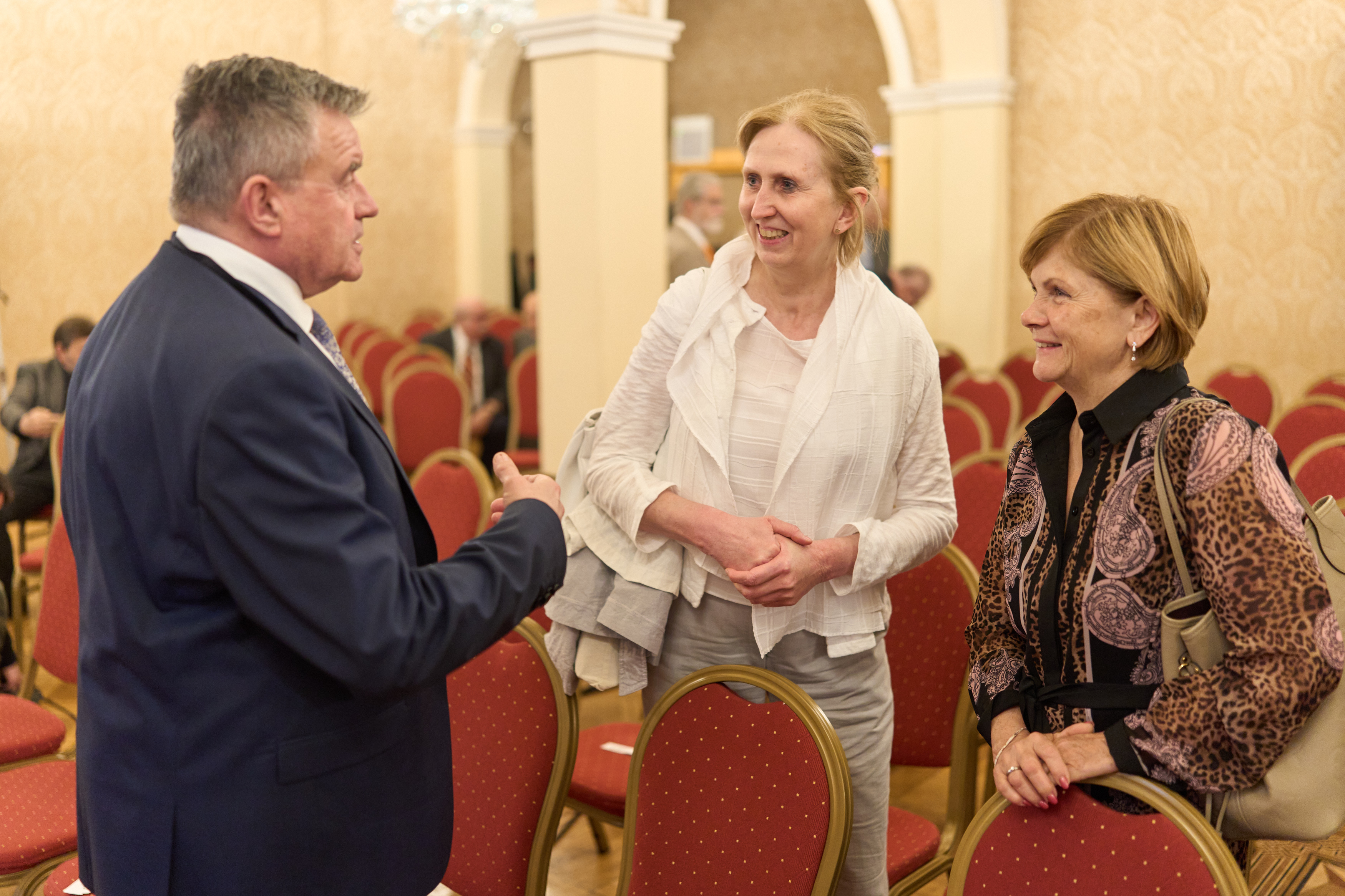 Senator Kraus Dr Stepankova and Senator Prochazkova at the celebration