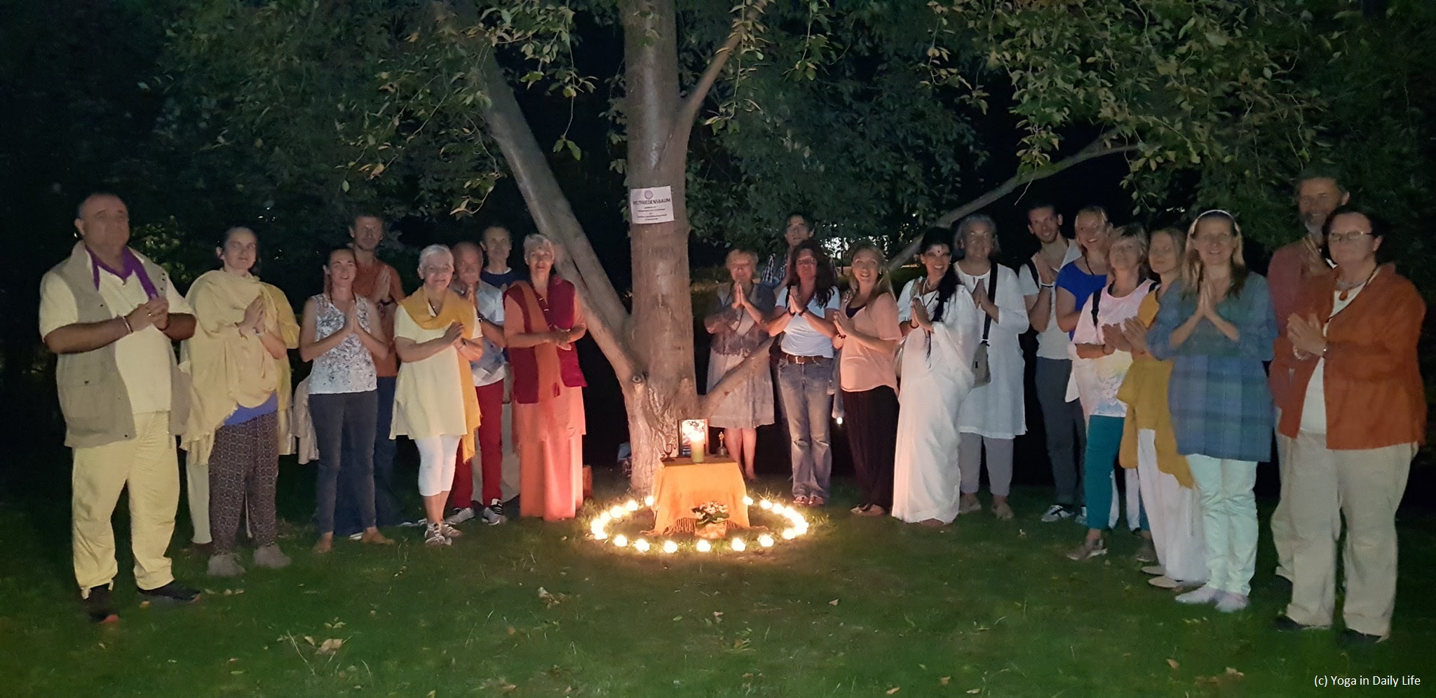 2018 Vienna Peace Prayer at 1st Vienna Peace Tree 1