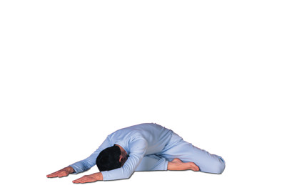 7 – 2 Ekapada Yoga Mudra Ein-Bein-Yoga Mudra